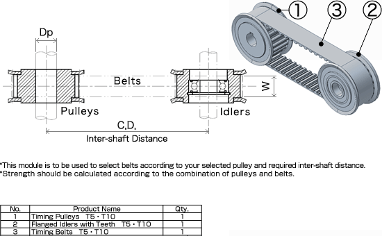 t5 belt pulley